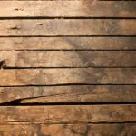 old damaged hardwood floor