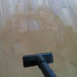 how to clean after sanding
