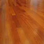 polished hardwood floor
