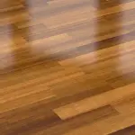 polished hardwood floor