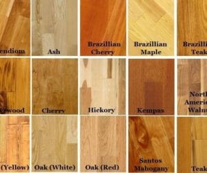Types of hardwood floor