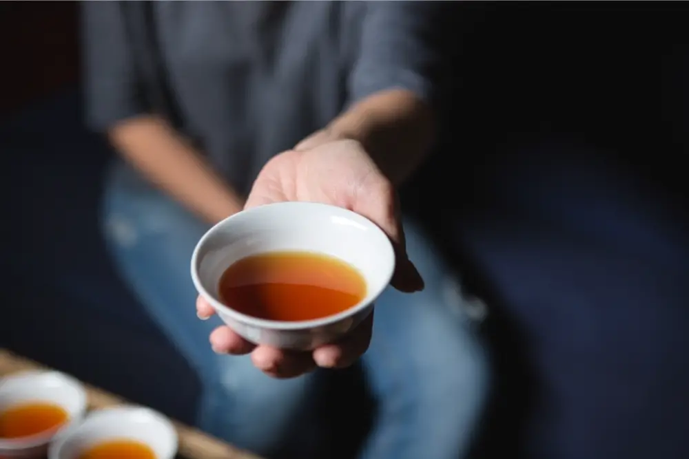 How do you clean hardwood floors with tea
