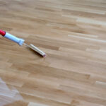 How do you clean parquet wood floors?