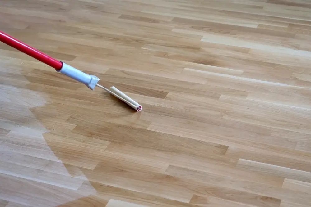 How do you clean parquet wood floors?