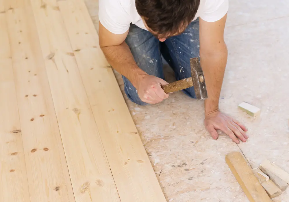 How do you fix spongy wood floors?