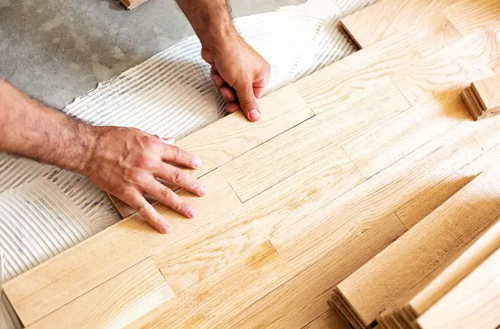 Gluing Hardwood Flooring