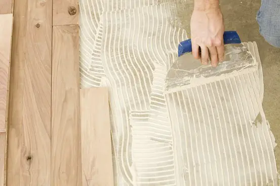 Gluing Hardwood Floors