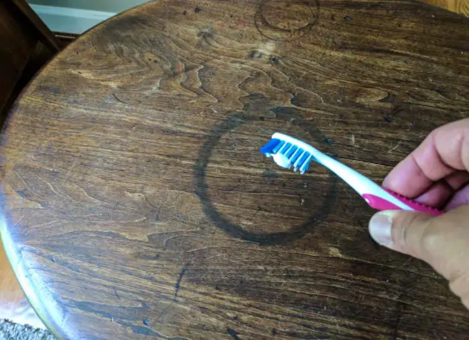 Removing a Dark Heat Stain