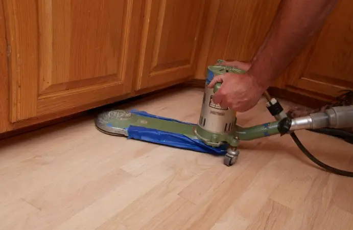 Sand the Corners of Wood Floors